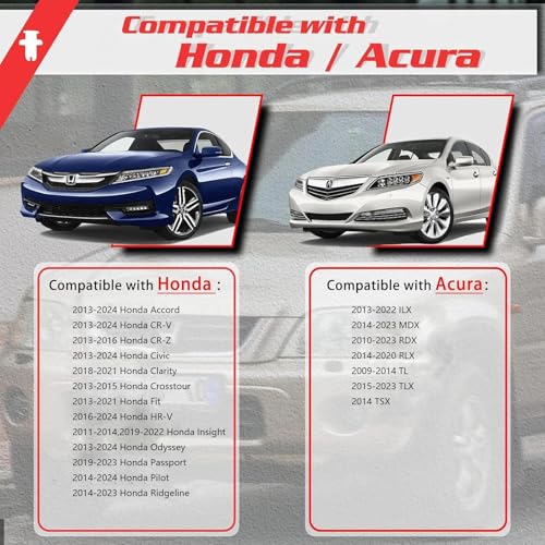 Image of OTUAYAUTO 30PCS Fender Liner Clip, Replacement for Honda Accord 13-24, Civic 13-24, Acura MDX 14-23, Nylon Fastener-OEM#91505-TM8-003