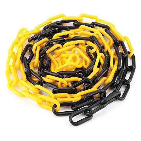 Cadena de plástico Negro y Amarillo de 6 mm Cover