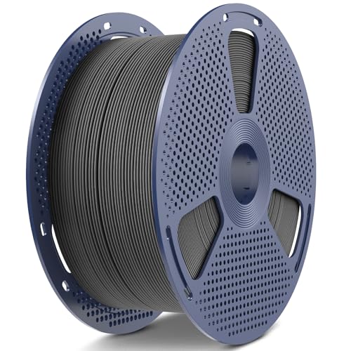 Image of SUNLU 3D Printer Filament PLA Matte 1.75mm, 5kg（11lbs） Large Spool PLA Filament for Big Project, Smooth Matte Finish, Neatly Wound Filament, Fit Most FDM Printer, 5KG-1 Pack, Grey