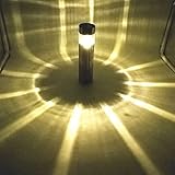 Sogrand Solar Lights Outdoor Pathway Decorative Garden Stake Bollard Light Upgraded Brgiht Decorations Stainless Steel Stakes for Patio Outside Landscape Walkway 6Pack