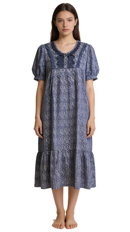 evolove Tencel™ × Bamboo Short Midi Nighty Maxi for Women | Ultra-Soft Silky Feel, Breathable, Lightweight & Eco-Friendly Premium Sleepwear Nightgown-picture-8