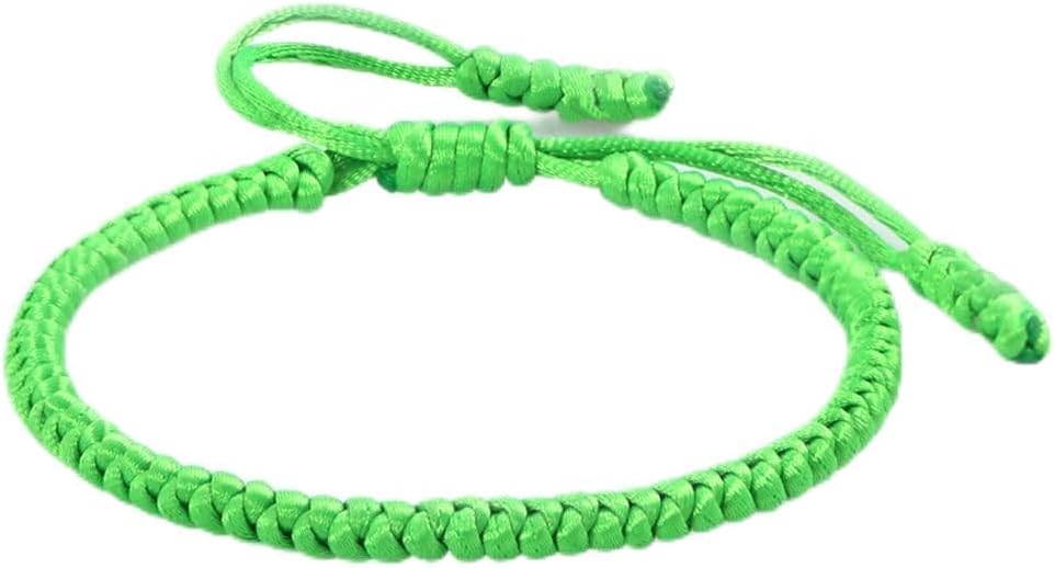 Handmade Rope String Handmade Tibetan String Bracelet Adjustable Woven Rope Knot Protection Lucky Friendship Bracelets for Mens Womens