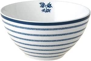 Laura Ashley Blueprints Dip-Schüssel Rund aus Porzellan Candy Stripe mit Durchmesser 9cm 179358 | Germany