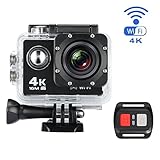 Action Kamera, MixMart 4K wasserdichte Action Cam WiFi Sports Kamera 170 ¡ã Weitwinkel mit 16 MP...