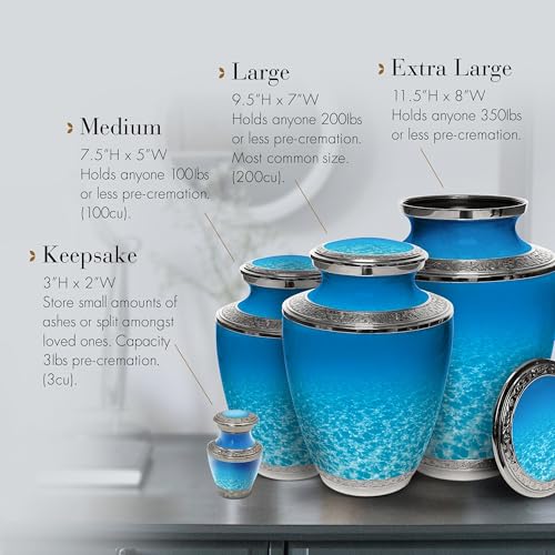 Image of Ocean Cremation Urns for Human Ashes Adult Male & Urns for Ashes