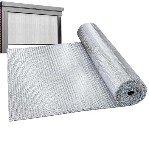 Aislamiento de película reflectante, lámina de barrera reflectante de doble cara | Aislamiento reflectante para ventanas, para los techos de autocaravanas, camiones, vehículos de motor y sedanes
