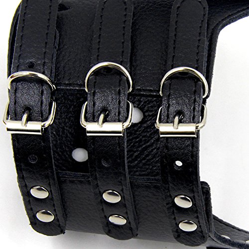Sdlanhuagroup TOPBL-25 Dog Muzzle Leather, Comfortable And Safe Anti-Barking Leather Dog Muzzle thumb #4