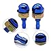 YSY 2Pcs Car Universal Fan-Shaped Front Windshield Washer Wiper Sprayer Nozzle Water Spray Jet Nozzle Washer (Blue)