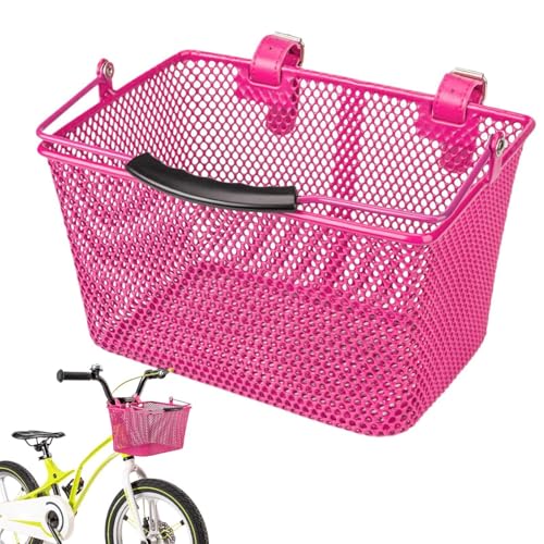 Cesta de bicicleta para niños que evita la pérdida de llaves y meriendas al rodar