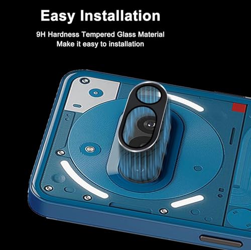 Image of Xmon Back Camera Lens Protector for Nothing Phone 3A (1 Pack) Premium Camera Glass Protector Guard, Anti-Scratch, Ultra-Clear, Easy Installation