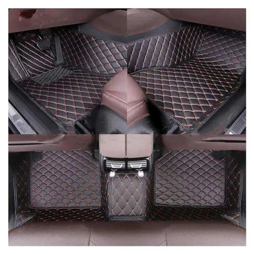 Alfombra Piso Coche para Benz para Clase E Todos Los Modelos para W207 W208 W209 W10 W211 W212 W213 W214 Alfombrilla Piso Coche Personalizada Alfombra Estilo Car Alfombrillas Accesorios(Black Orange)