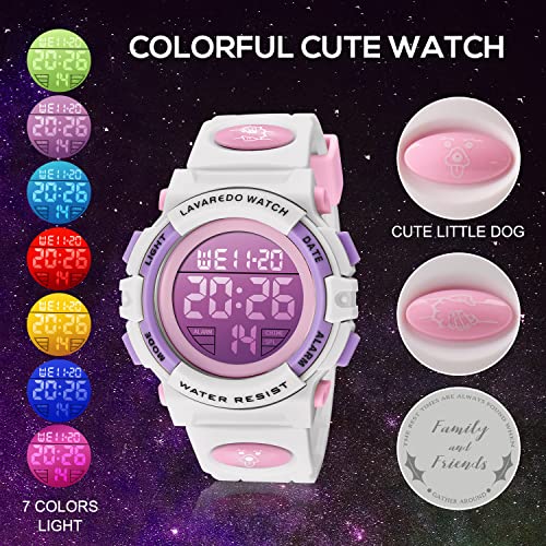 Image of Kids Watch,Boys Watch for 3-15 Year Old Boys,Digital Sport Outdoor Multifunctional Chronograph LED 50 M Waterproof Alarm Calendar Analog Watch for Children with Silicone Band,Kids Gift