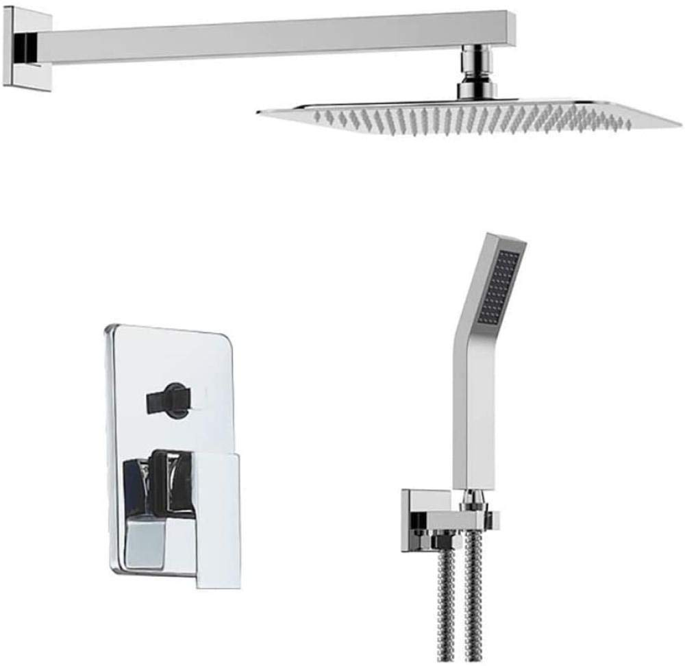 Ensemble combiné de douche au plafond pour une expérience de douche à l'italienne relaxante