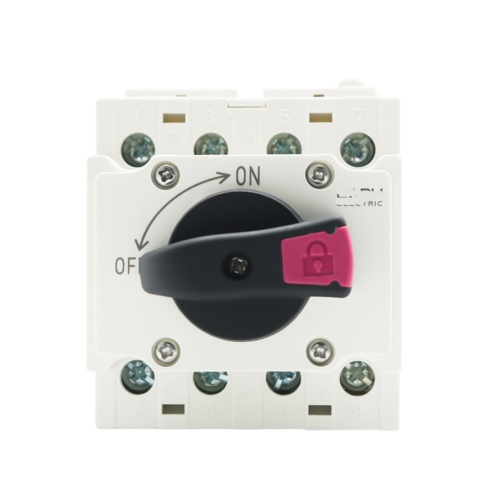 Interruptor aislador fotovoltaico solar DC 4P 32A 1500V LONQ-40 de corte seguro con asa giratoria