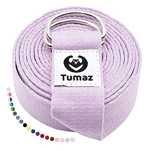 Tumaz Cotton Yoga Strap  10'/8'/6' 3 Year Warranty