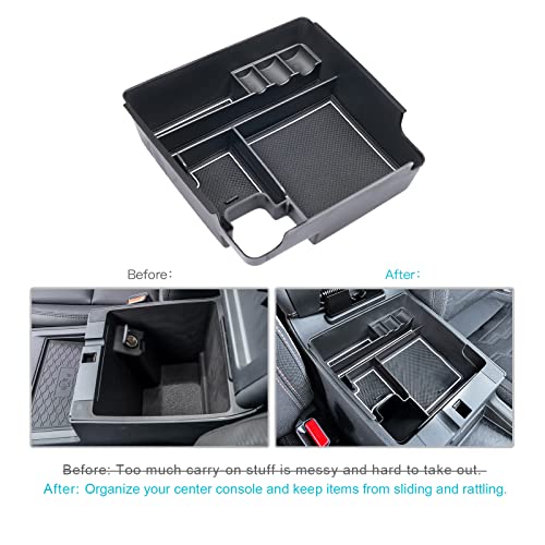 Image of CDEFG for 2022 2023 2024 2025 2026 Frontier Pickup Truck Center Console Organizer for 2026 2025 Nissan Frontier Armrest Storage Box 2022-2026 Frontier Truck Accessories