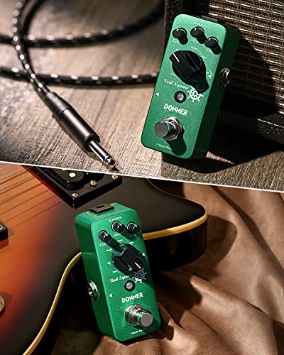 Donner Digital Reverb Pédale d'Effet pour Guitare 7 Modes