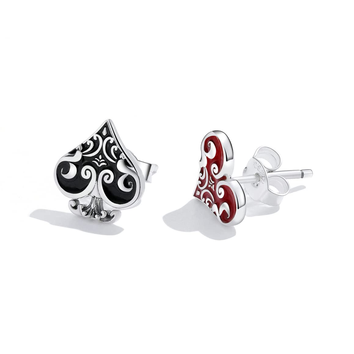 Mundell, orecchini a perno in argento Sterling 925, a forma di farfalla, lucciola, colibrì, gufo, cuore, ipoallergenici, da donna, gioielli raffinati
