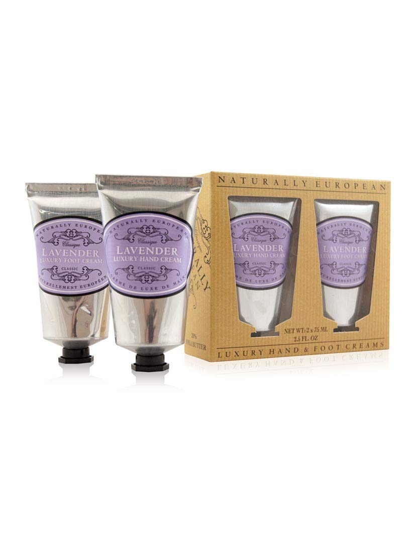Naturally European Hand and Foot Collection, Lavender 75 ml - Pack of 2