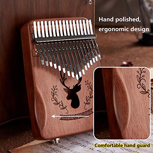 BOTOWI Profession Kalimba Thumb Piano 17 Clés avec Marteau de Réglage pour Adultes/Enfants/Débutant, Portable Kalimba 21… - Les Beatles, Paul McCartney, John Lennon, RIngo Starr, George Harrison BOTOWI Profession Kalimba Thumb Piano 17 Clés avec Marteau de Réglage pour Adultes/Enfants/Débutant, Portable Kalimba 21… – Image 4