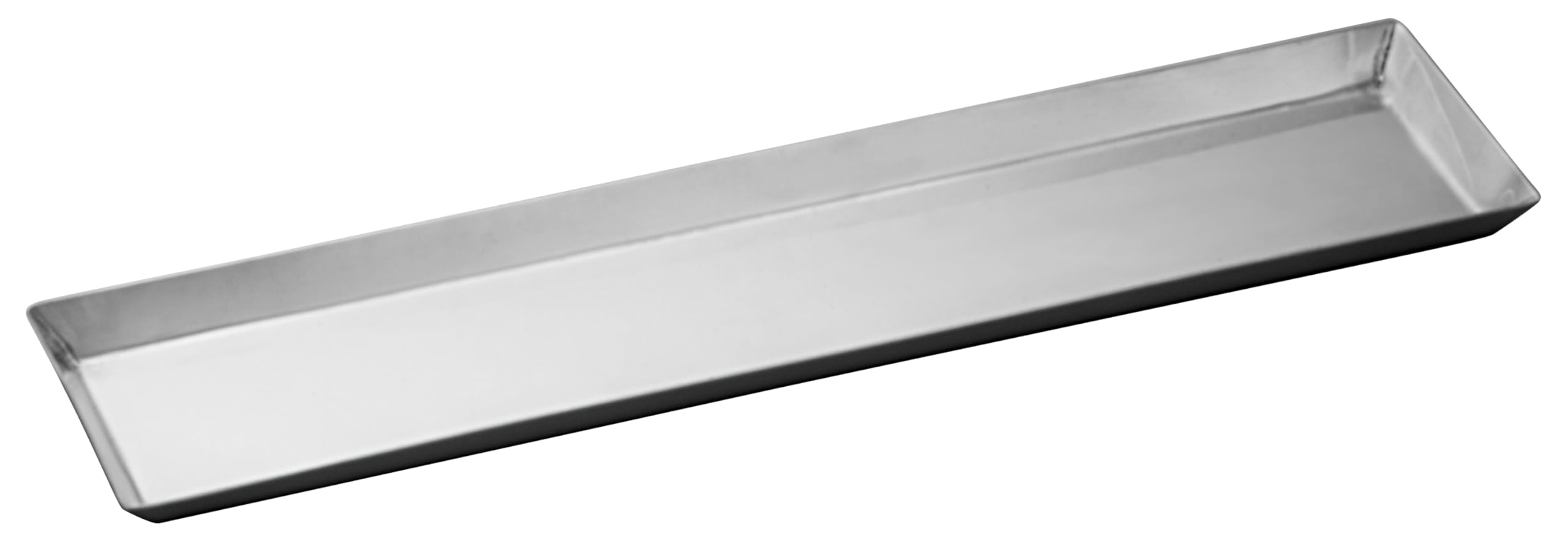 Winco DDSI-101S - Bandeja rectangular de acero inoxidable para servir, 14-1/8 pulgadas x 3-1/2 pulgadas, bandeja para servir