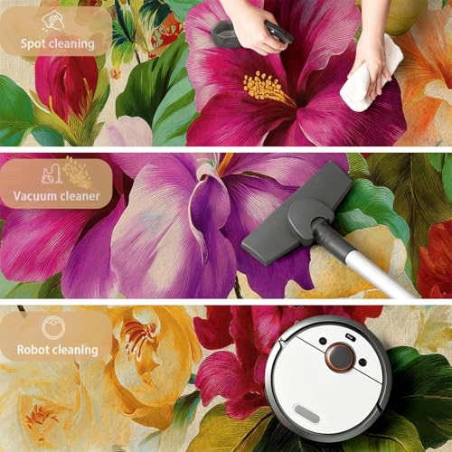 Tapis lavable antiderapant pour eviter les chutes et les taches