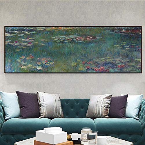 Claude Monet Nymphéas affiche panoramique pour décorer le mur du salon - 2