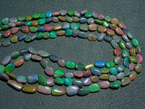 Opal Gray d'Ethiopie en pépites lisses de qualité AAA pour bijoux d'exception - 3