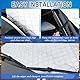 Sonnenschutz Auto Frontscheibe, 142 * 96cm, Sommer & Winter Windschutzscheibe Abdeckung, Faltbare Auto Abdeckung, Frontscheibenabdeckung für Auto SUV PKW gegen Schnee EIS Frost Staub UV-Schutz
