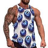 Superposition, décontracté et plage : facile à assortir avec un jean, un pantalon ou un short imprimé myrtille mignon pour les débardeurs pour hommes, débardeurs pour hommes, débardeurs pour hommes, et débardeurs de plage pour hommes; fonctionne également comme débardeur pour homme, sous chemises pour hommes, débardeur pour homme, débardeur pour homme, et débardeurs pour hommes, ainsi que des options de style comme les débardeurs graphiques pour hommes et hommes
