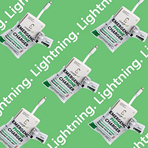 Chargetab New V4 Emergency Portable Cell Phone Power, Iphone Lightning Charger, Pre-Charged Battery Pack With 2 Year Shelf Life (2900Mah Each) (6 Pack) #TOP4