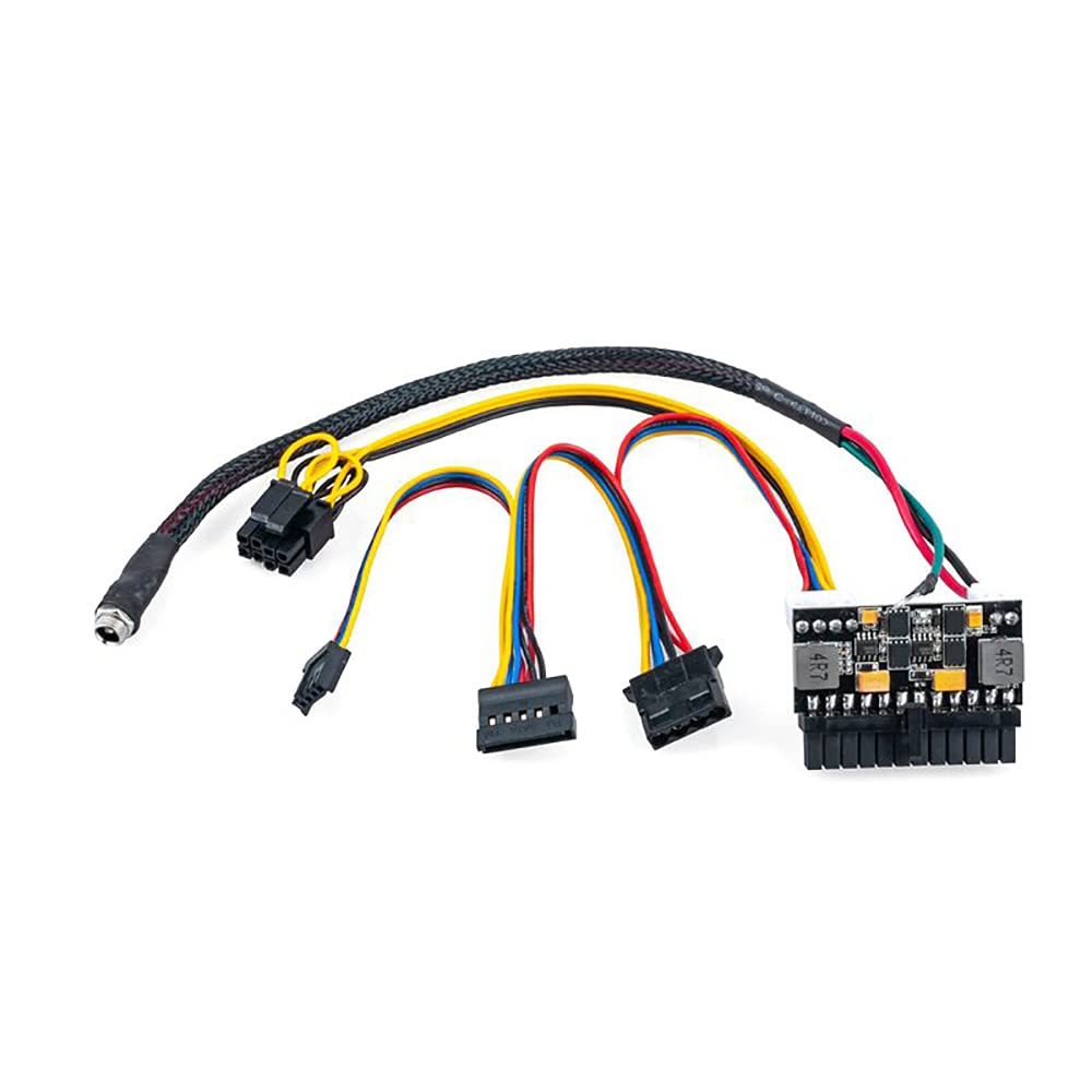 JOYJOM DC Input DC-ATX 150W 24pin Power Supply Module Switch Pico PSU Auto Mini ITX High DC-ATX Power Module ITX(With Cable)