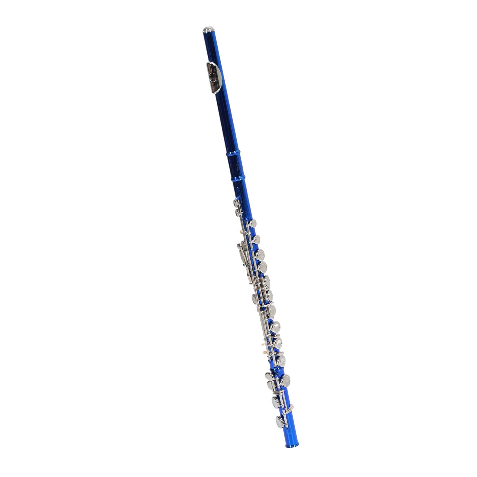 ANGGREK Flauta C de 16 Teclas, Material de Cuproníquel con de Sonido, Perfecta para Principiantes y Estudiantes de Educación Musical