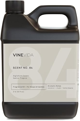 Miniatura 506 de VINEVIDA [4 onzas] Aceite de fragancia de madera de teca de caoba para fabricación de velas y fabricación de jabón, aromas de velas prémium para