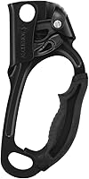 Petzl Ascension Handled Rope Clamp Ascender - Ergonomic Grip, Self-Cleaning Cam for Rope Ascents
