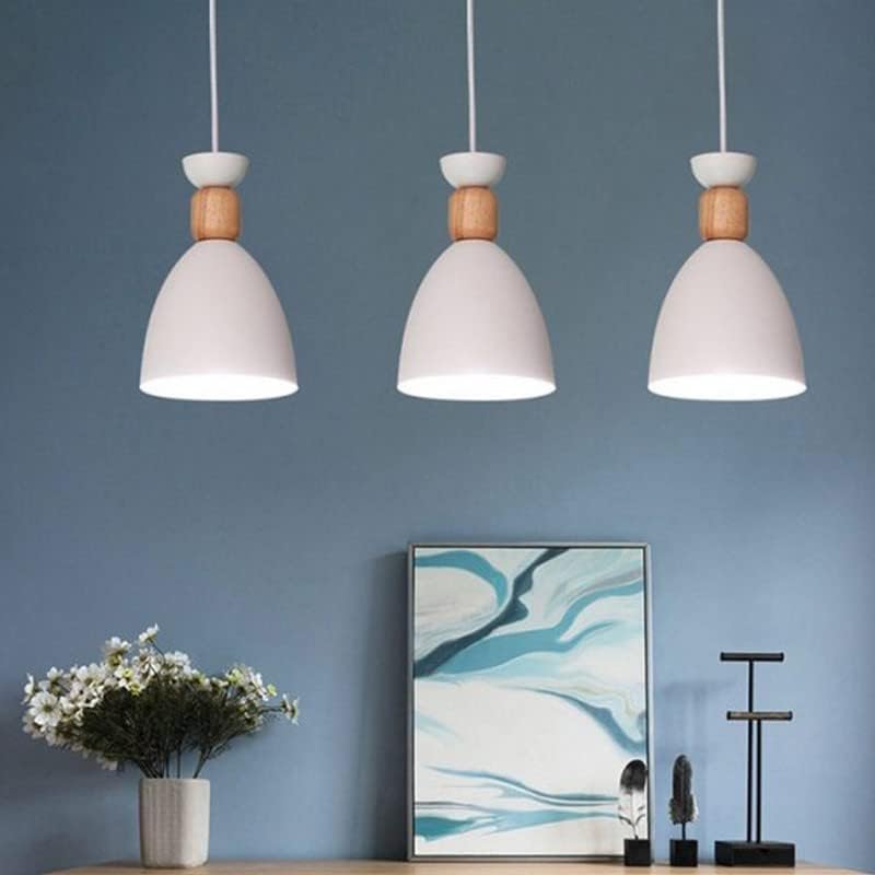 Image of DarkVision White Hanging Lights for Living Room /Pendant Lights for Ceiling /Hanging Lamps for Home Decoration /Ceiling Light for Living Room /Decorative Hanging Lights,Metal (Without Bulb) (HL White)