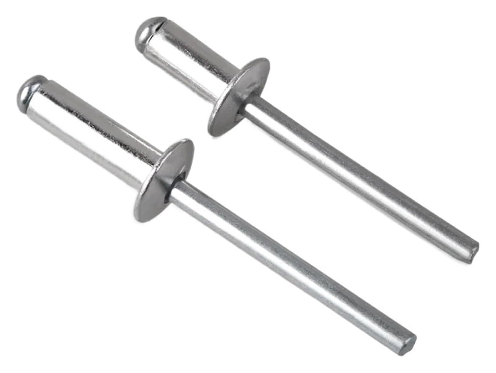 Remaches Remache de aluminio de cabeza redonda, anclaje de tracción, cabeza abovedada, vástago de acero ciego, mandril, remache de escape M2 M2.4 M2.8 M3 M3.2 M3.6 M4 M5 M6 M6.4(8mm,M3.6 (50Pcs))