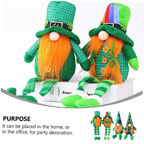 Gnome irlandais Saint Patrick Cabilock pour une decoration de table festive