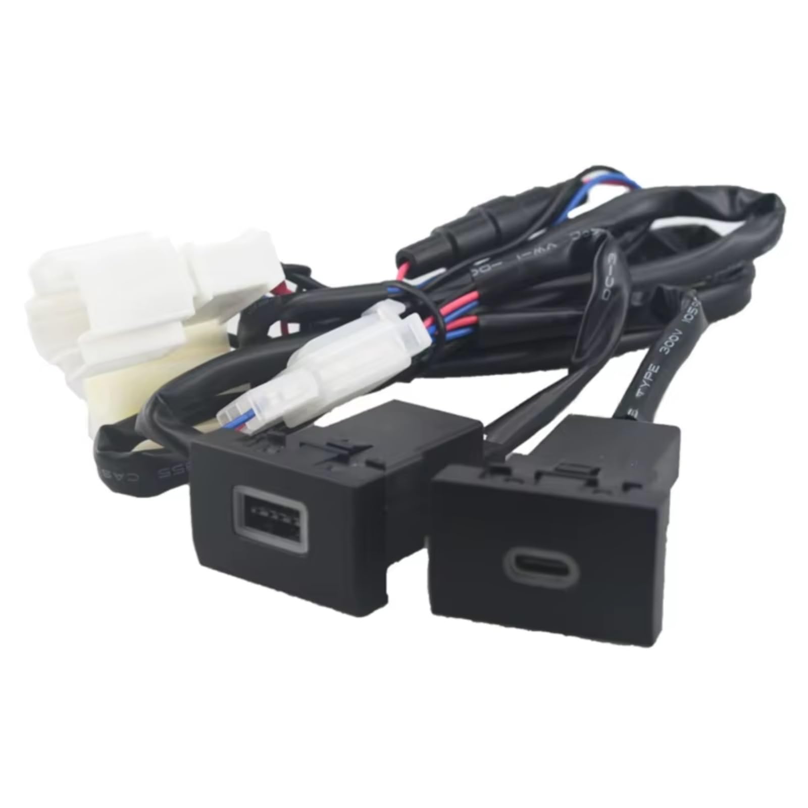 Puerto USB Consola Central Compatible Con VW Para Polo 2011-2013 Coche Para Cargador QC3.0 Para Adaptador Enchufe De Interfaz Tipo C PD Partes Coche