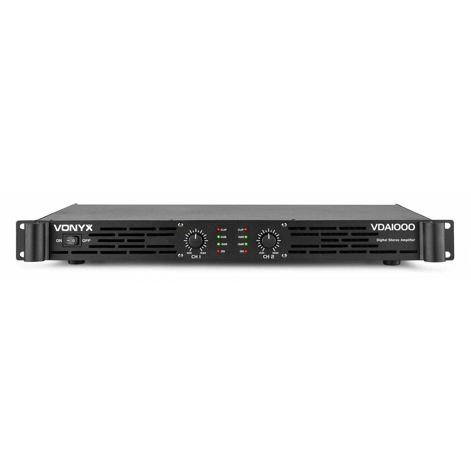 Amazon | Vonyx VDA1000 DJ PA アンプ - 1000W (2x500W) クラスDパワー Amazon | Vonyx VDA1000 DJ PA アンプ - 1000W (2x500W) クラスDパワー