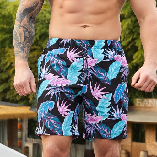 Men's Quick Dry Swim Trunks - Beach Vacation Essentials Board Shorts (Size Runs Small, Recommend Ordering 1 Size Up)2