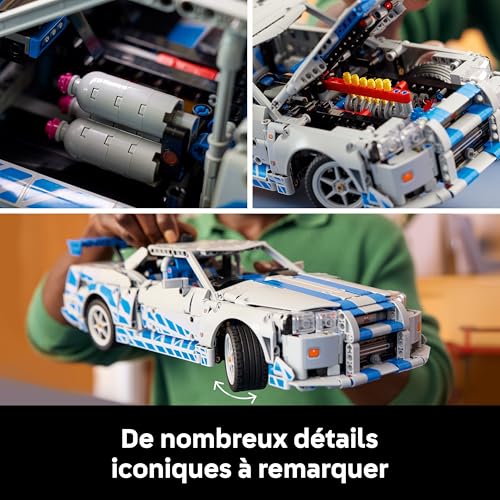LEGO® Technic 42210 Voiture Nissan Skyline GT R R34 2 Fast 2 Furious - vue 5