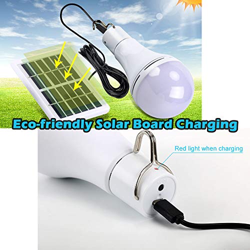 Festnight 9 W / 7 W Portátil LED Acampamento Movido A Energia Solar Lâmpada Remoto Controlado À Prov