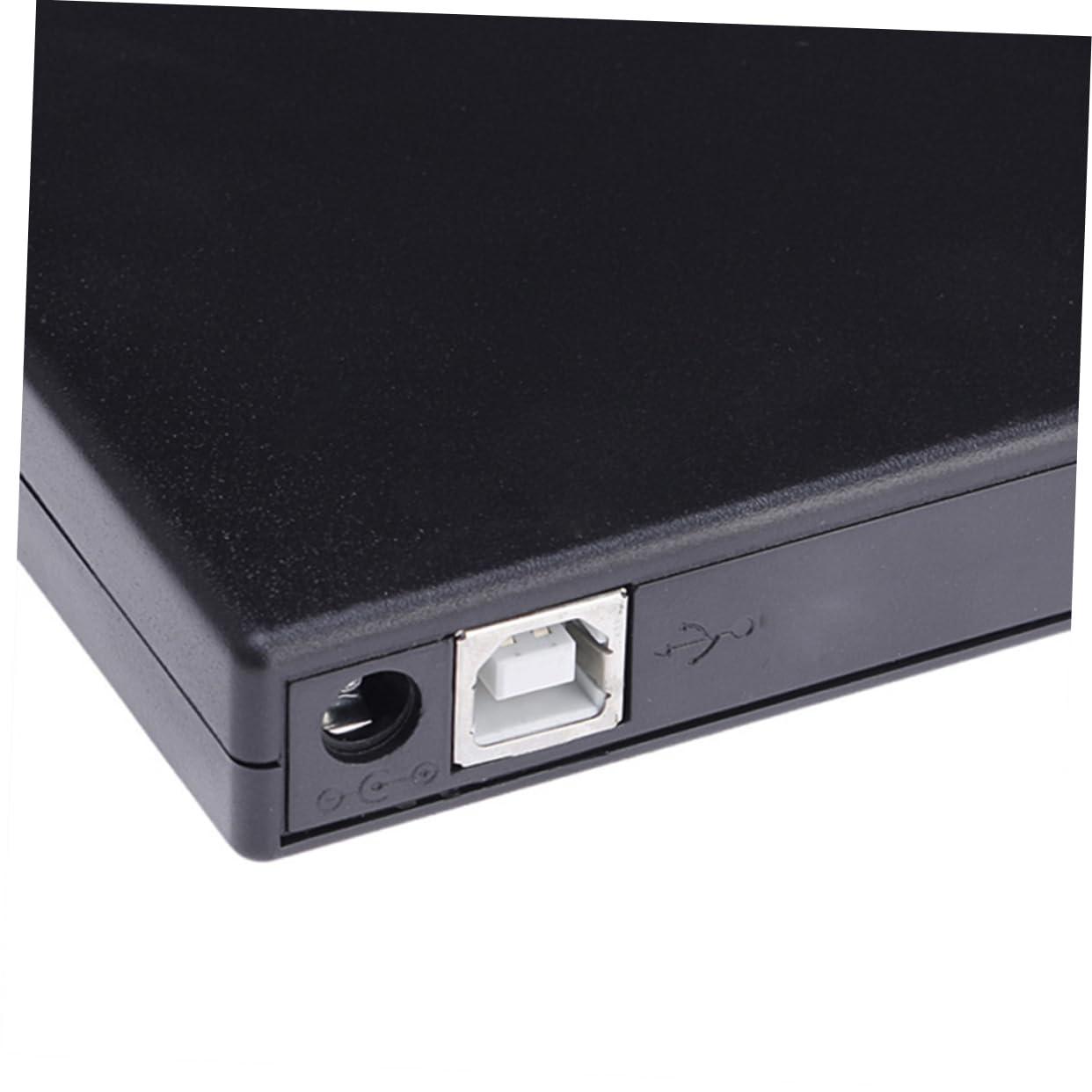 HOMSFOU USB External Cd Burner DVD Cd Reader Rewriter Drive Lightweight Portable Design for to Compatibility Black