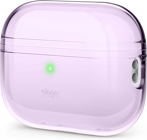 Miniatura 11 de elago Funda transparente compatible con AirPods Pro de 2ª generación, compatible con AirPods Pro 2, funda protectora, a prueba de golpes, carga