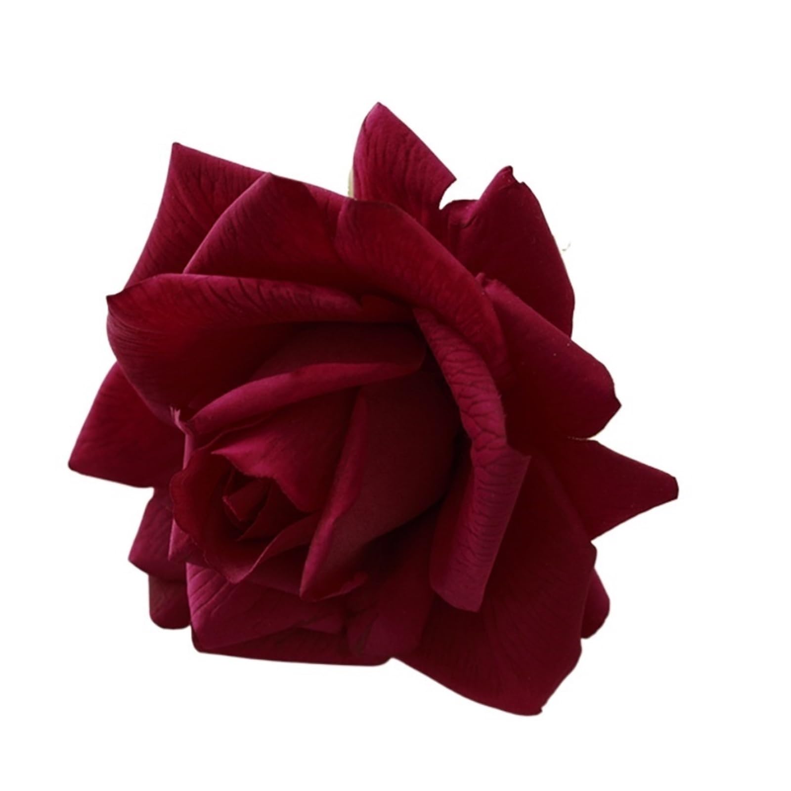 Casetlong 4Pcs Artificial Flowers Wedding Bouquet Flower Home Party Event Decor Layout(Rose red)
