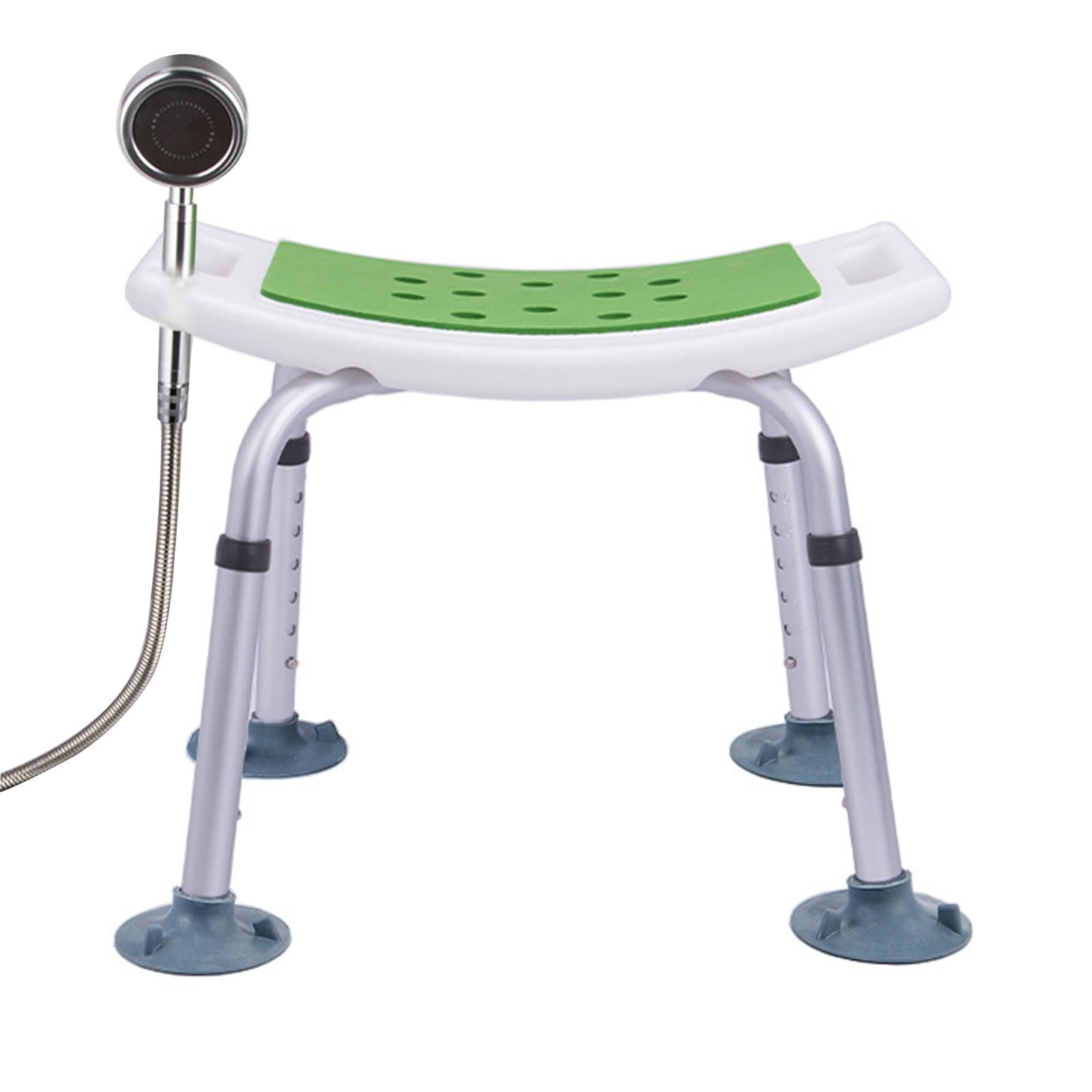 Silla de ducha ajustable de 330 libras, silla de ducha para bañera interior, banco de ducha resistente, banco de asiento de bañera para ancianos, discapacitados, con boquilla de ducha, sillas de