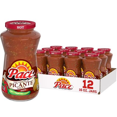 Image of Pace Hot Picante Sauce, 16 oz Jar (Pack of 12)