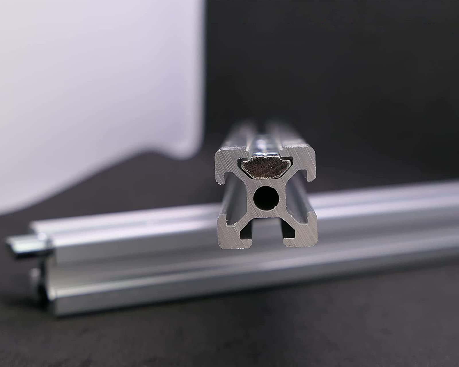 Profilo In Alluminio 40 X 240 S, Tipo I, Scanalatura 8 (pesante), Argento Anodizzato. Profilo In - Foto 7