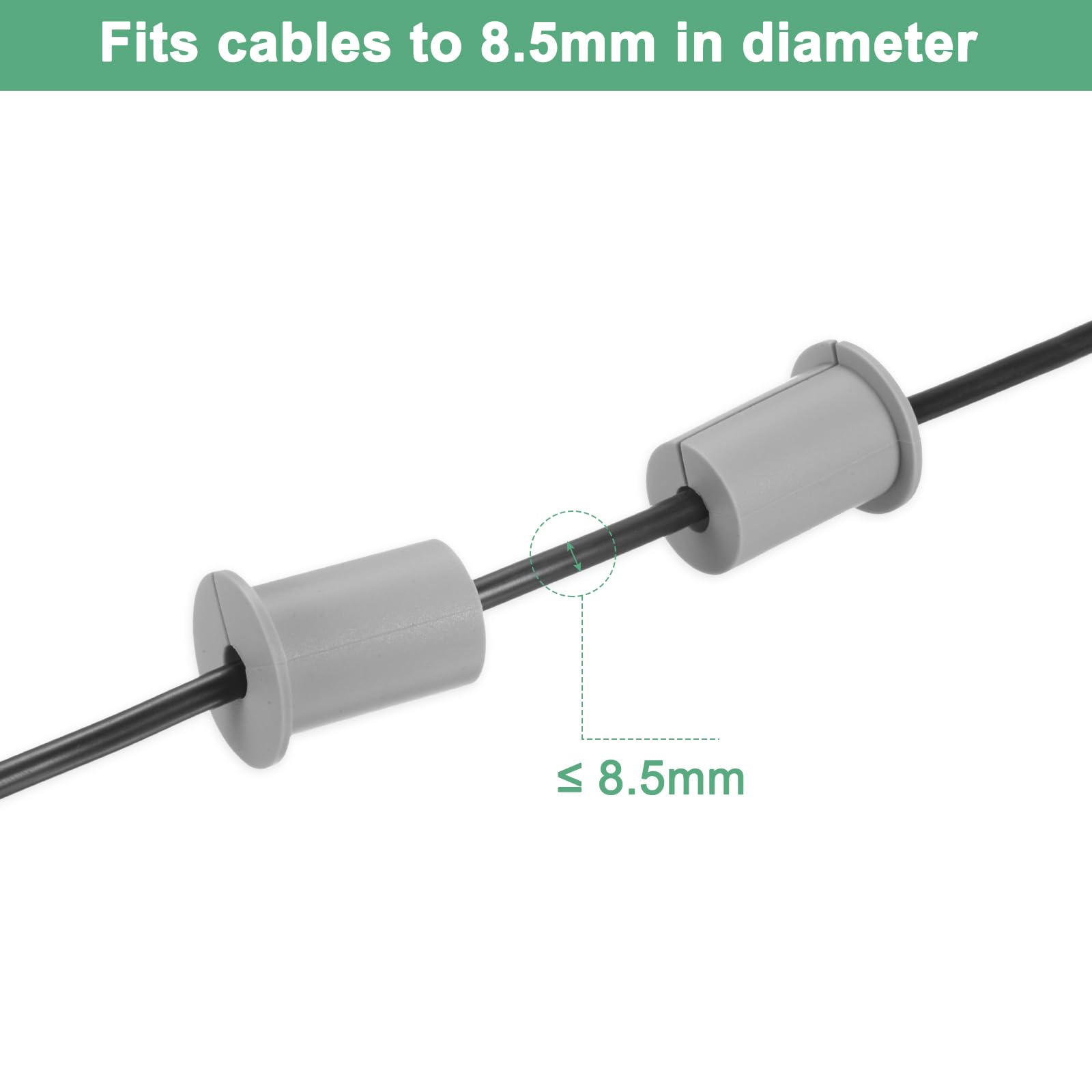 M METERXITY 4-Pack Cable Routing Kit - Image 4